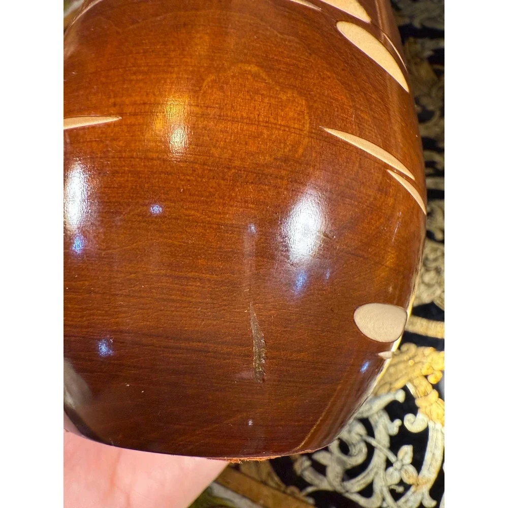 Vintage‎ Soviet Wooden Vase